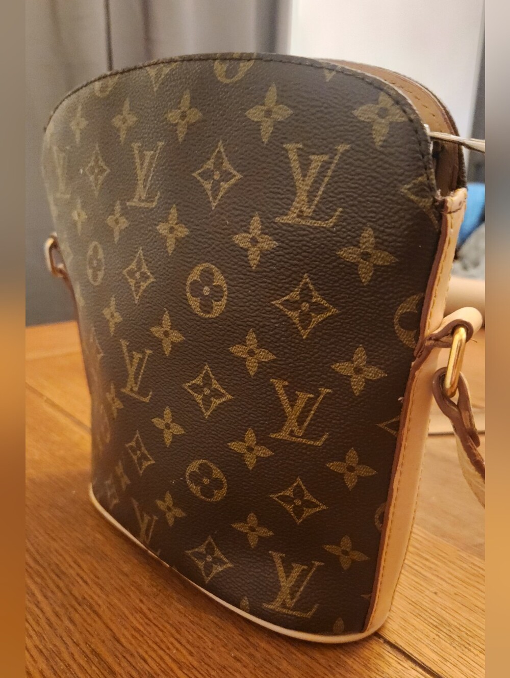 Louis Vuitton Druot Monogram Crossbody - Brown with Tan Trim - Picture 10 of 16